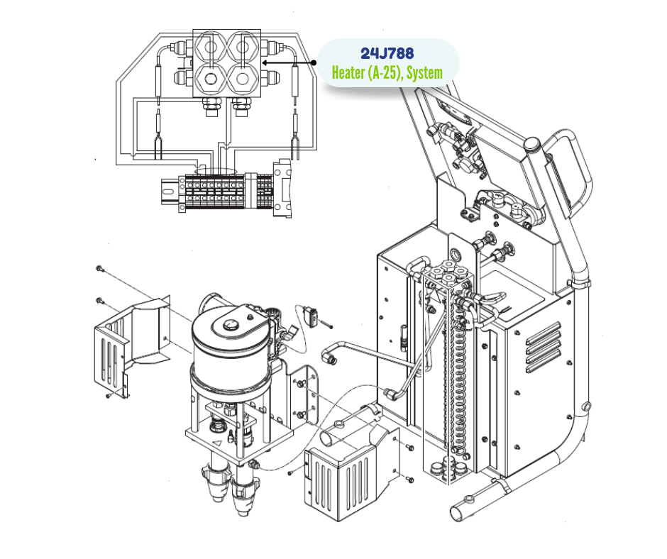 HEATER SYSTEM A25 (6.0KW,230V) (24J788)