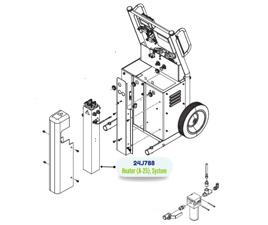 HEATER SYSTEM A25 (6.0KW,230V) (24J788)