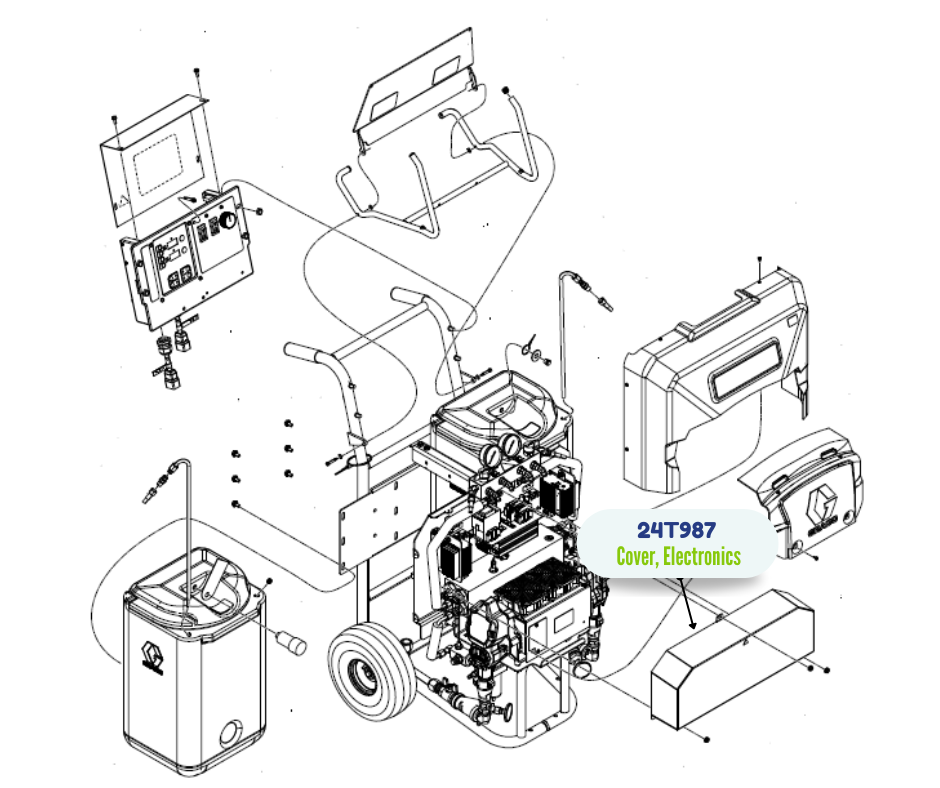 E10HP ELECTRONICS COVER KIT (24T987)