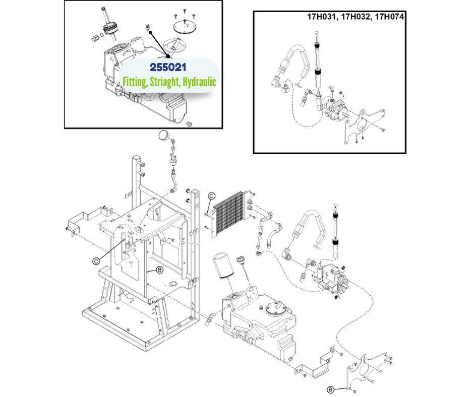 HYDR. STR. FITTING KIT (255021)