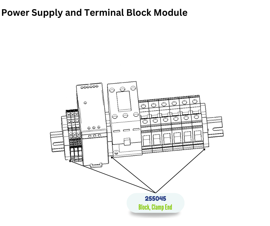 CLAMP END BLOCK KIT (255045)