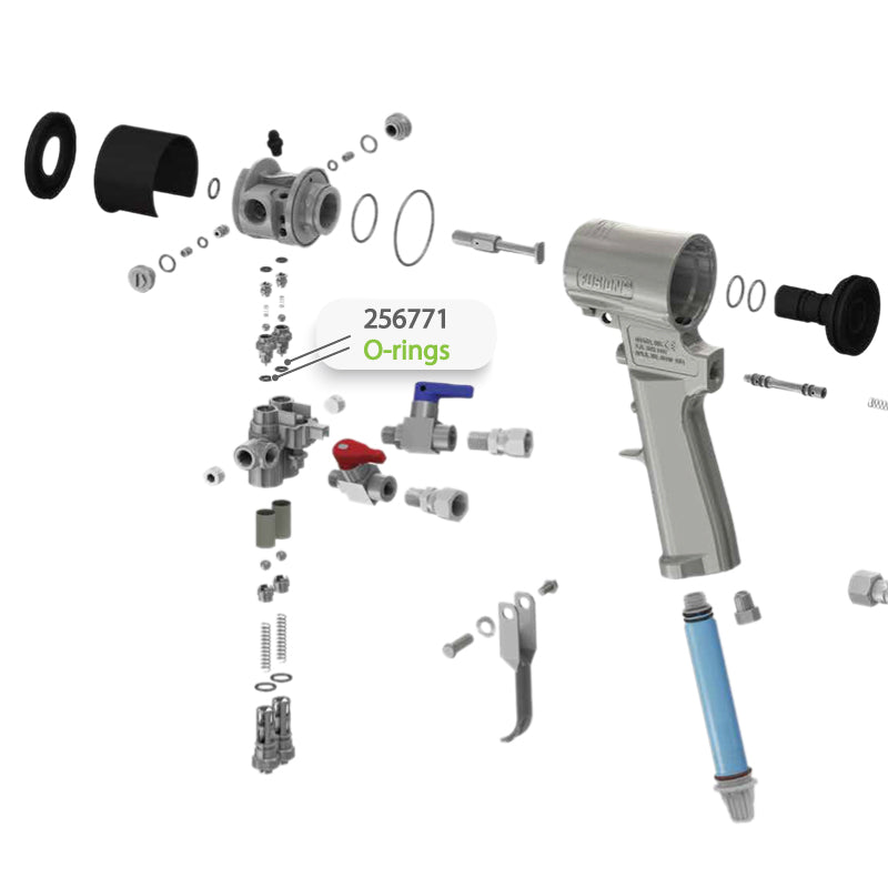 KIT, VALVE, FUSION CS, ORING, 6PK (256771)