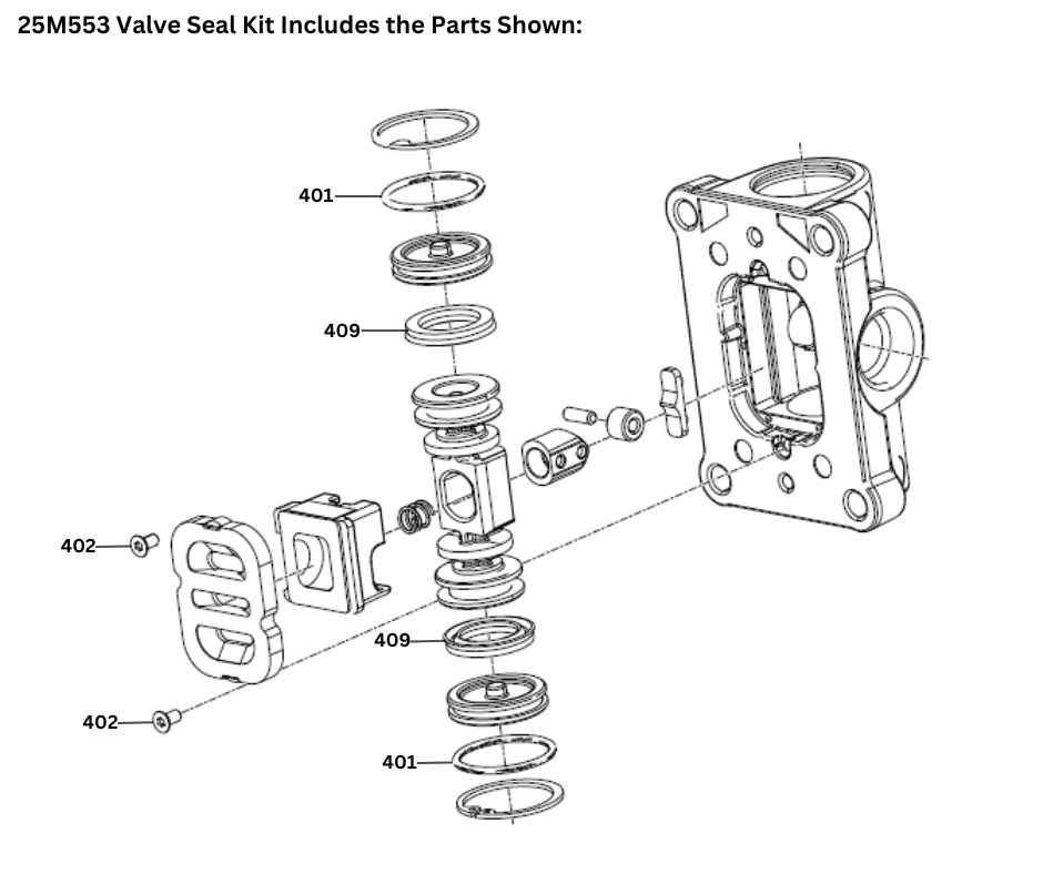 GRACO AIR VALVE SEAL KIT;T3(25M553)