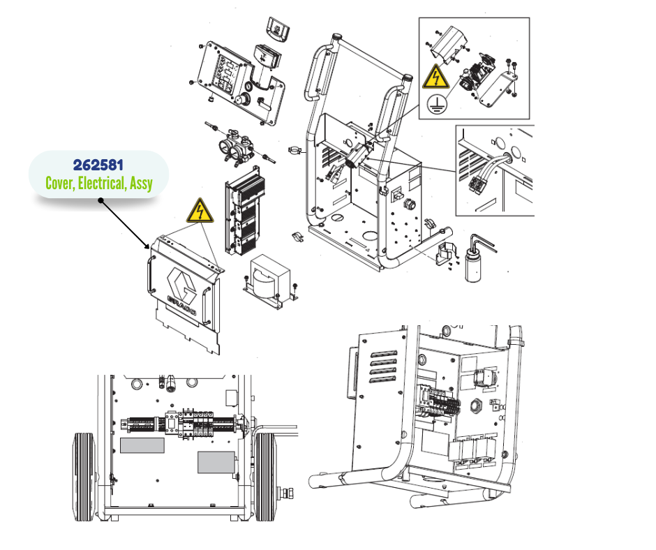 A25 ASSEMBLY ELECTRICAL COVER (262581)
