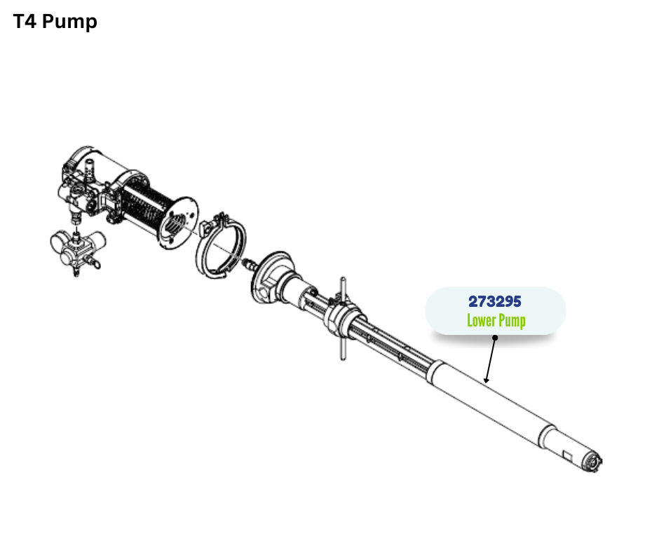 GRACO T4 (Carbon Steel) Kit Pump Lower (273295)