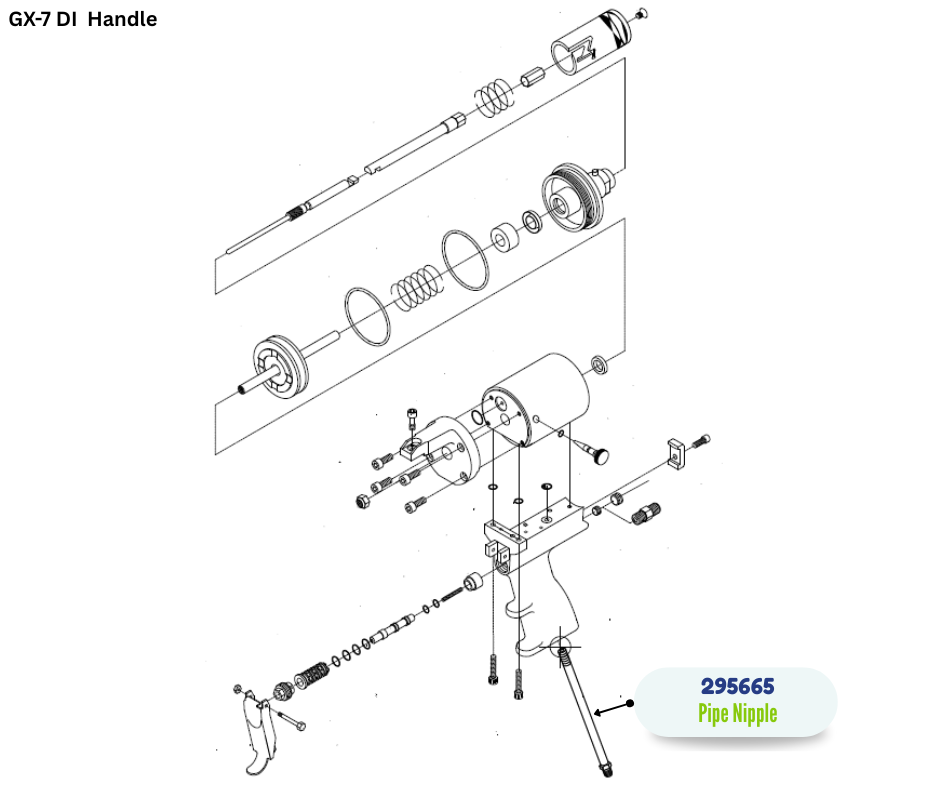 GRACO PIPE NIPPLE FITTING (295665)