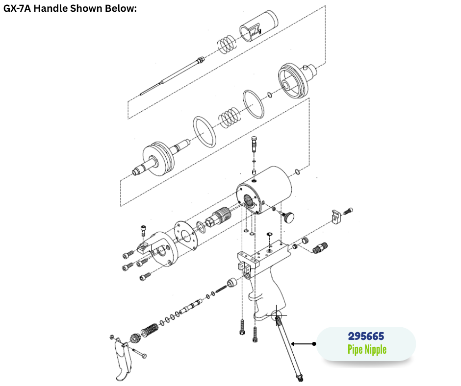 GRACO PIPE NIPPLE FITTING (295665)