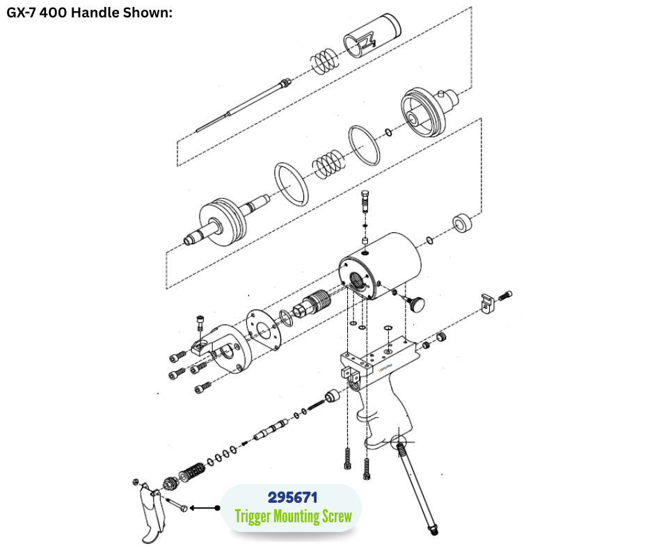GRACO TRIGGER MOUNTING SCREW (295671)