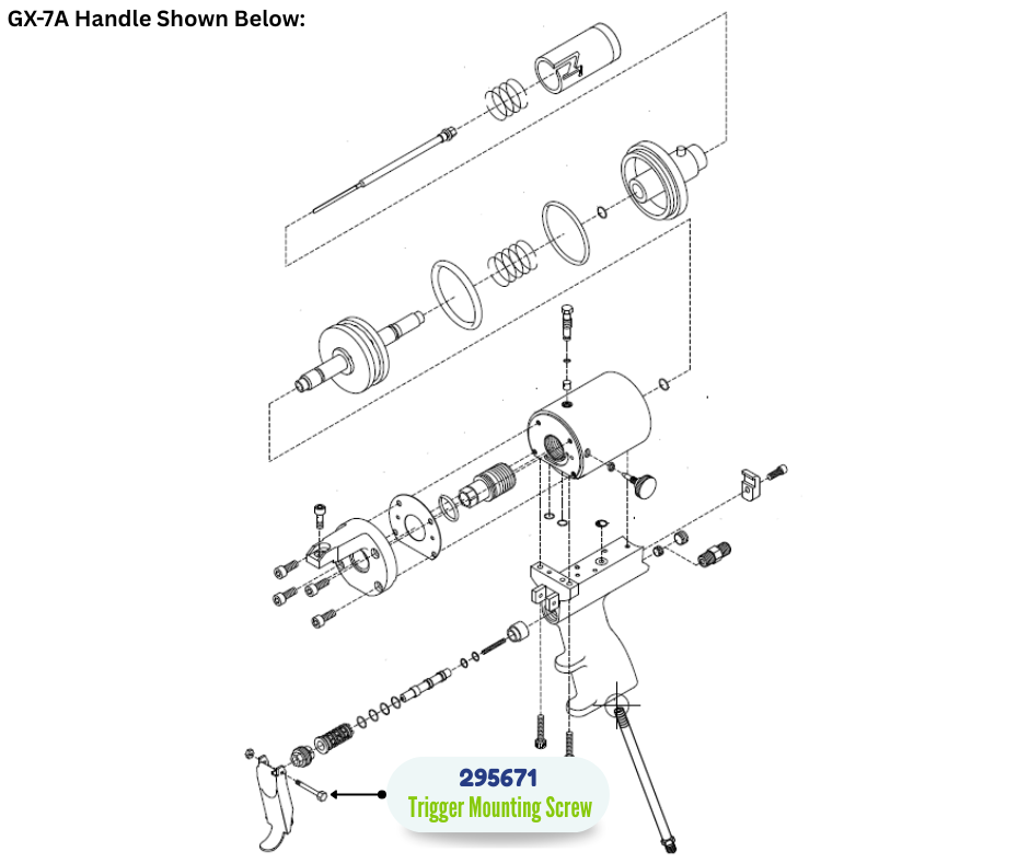 GRACO TRIGGER MOUNTING SCREW (295671)