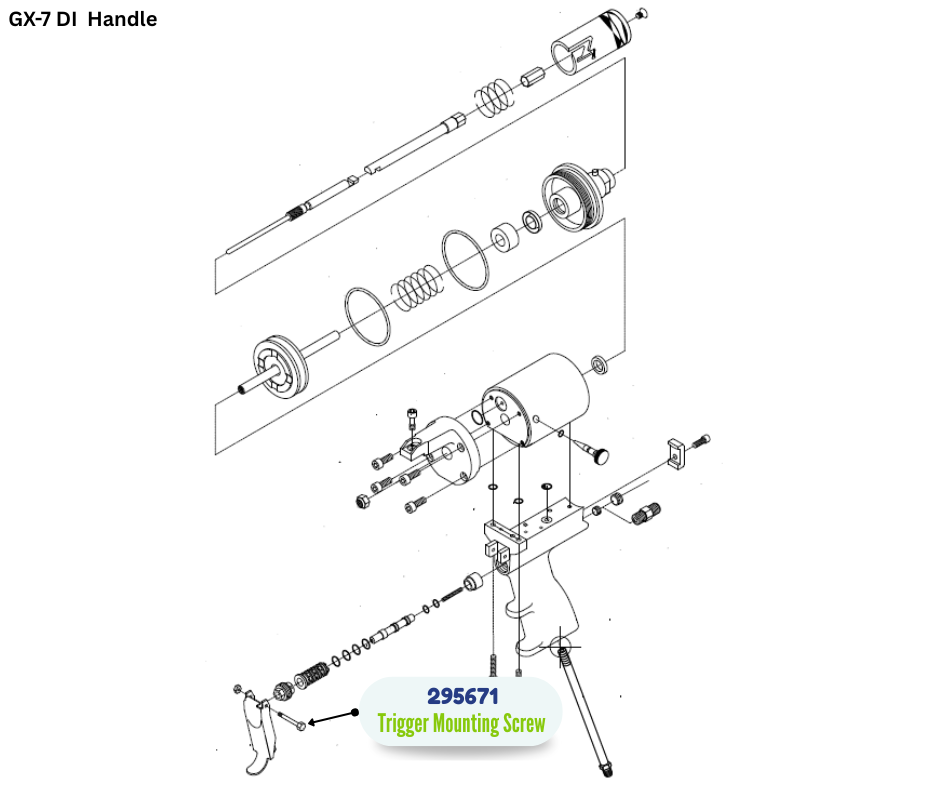 GRACO TRIGGER MOUNTING SCREW (295671)