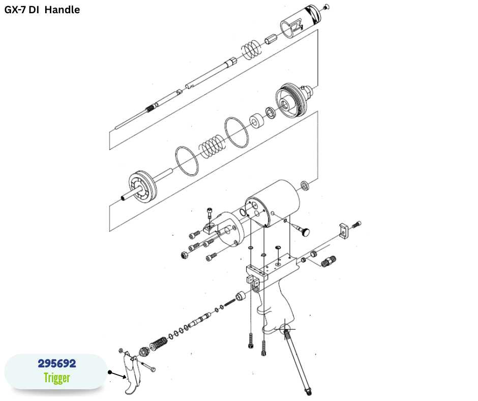 GRACO SPRAY GUN TRIGGER (295692)