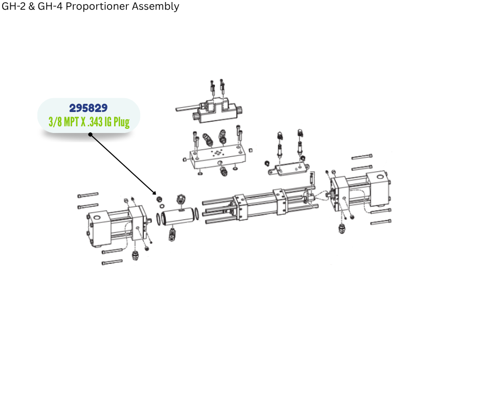 GRACO MACHINED ISO PLUG (295829)