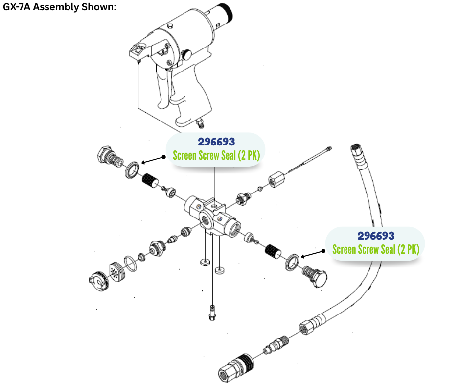 SCREEN SCREW SEAL KIT (296693)