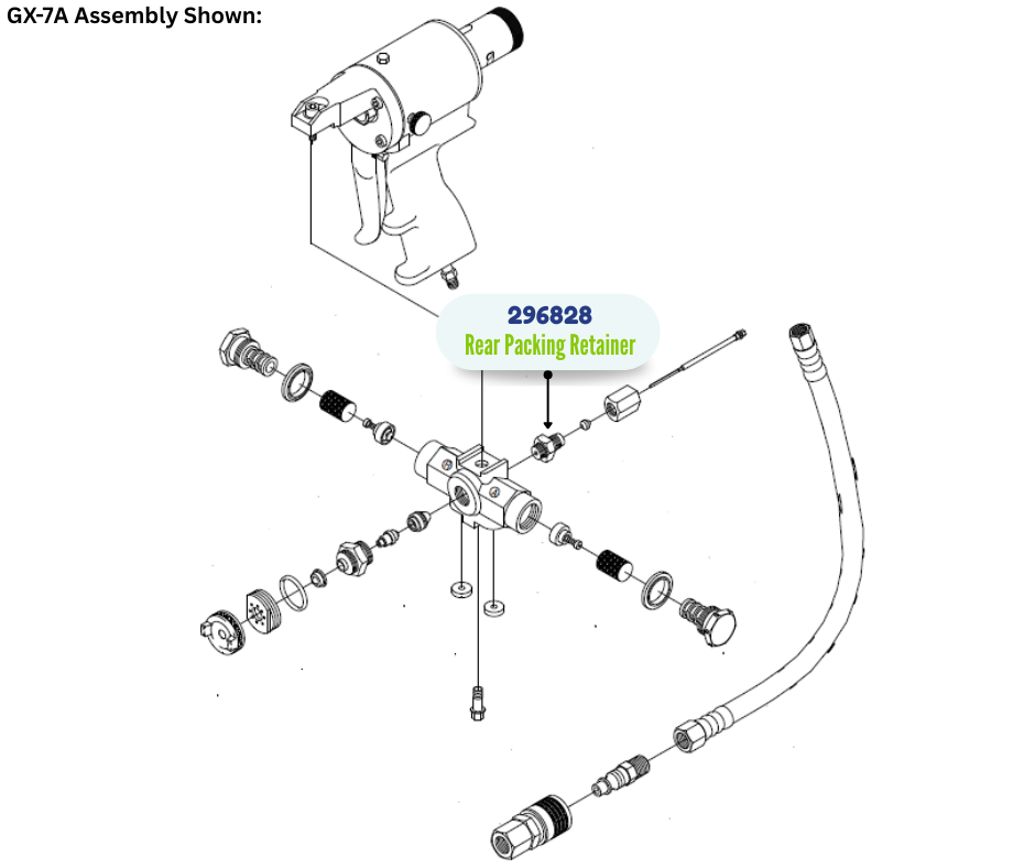 REAR PACKING RETAINER KIT (296828)