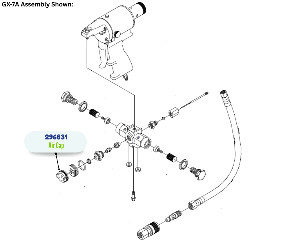 PCD AIR CAP KIT (296831)