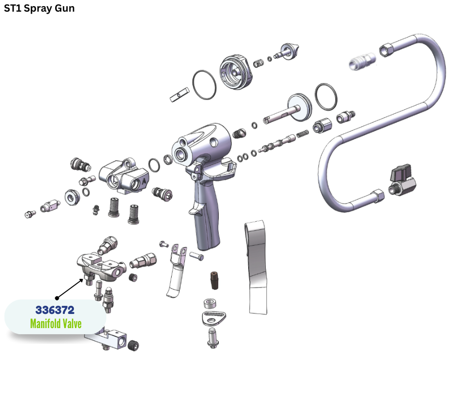 BINKS MANUAL VALVE ASSY (336372)