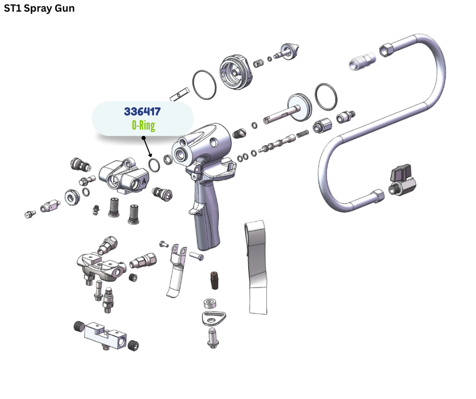 BINKS ORING 2PK HEAD/BODY JUNCTION (336417)