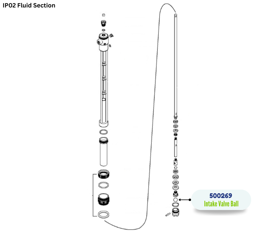 IPM INTAKE VALVE BALL (500269)