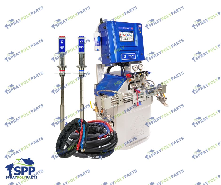 GRACO REACTOR 3 EXP2 ELITE TIER POLYUREA PROPORTIONER PACKAGE 50 FT INTERNAL HOSE 60HZ/TRANSFER PUMP(CSR387)