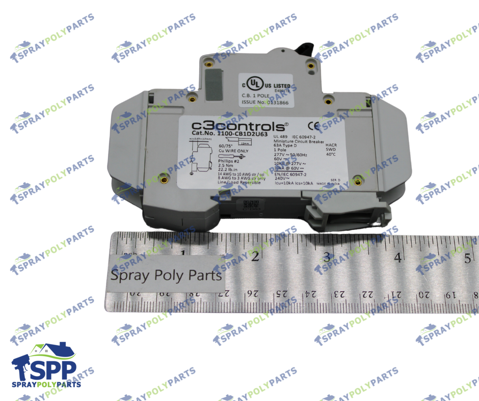 PMC CIRCUIT BREAKER, 63A, 1 POLE (EL150) (EL-150)