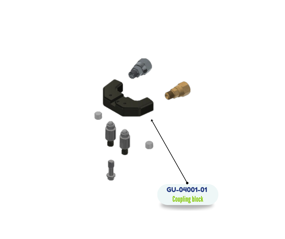 BODY, COUPLING BLOCK, PMC (GU0400101) (GU-04001-01)