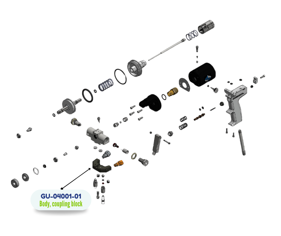 BODY, COUPLING BLOCK, PMC (GU0400101) (GU-04001-01)