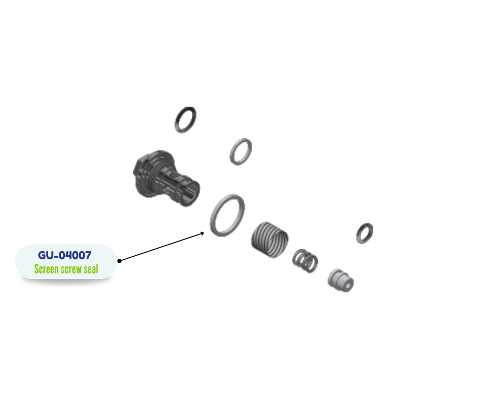 SCREEN SCREW SEAL (GU-04007)