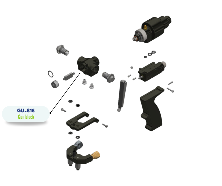 GUN BLOCK, AP2 (GU816) (GU-816)
