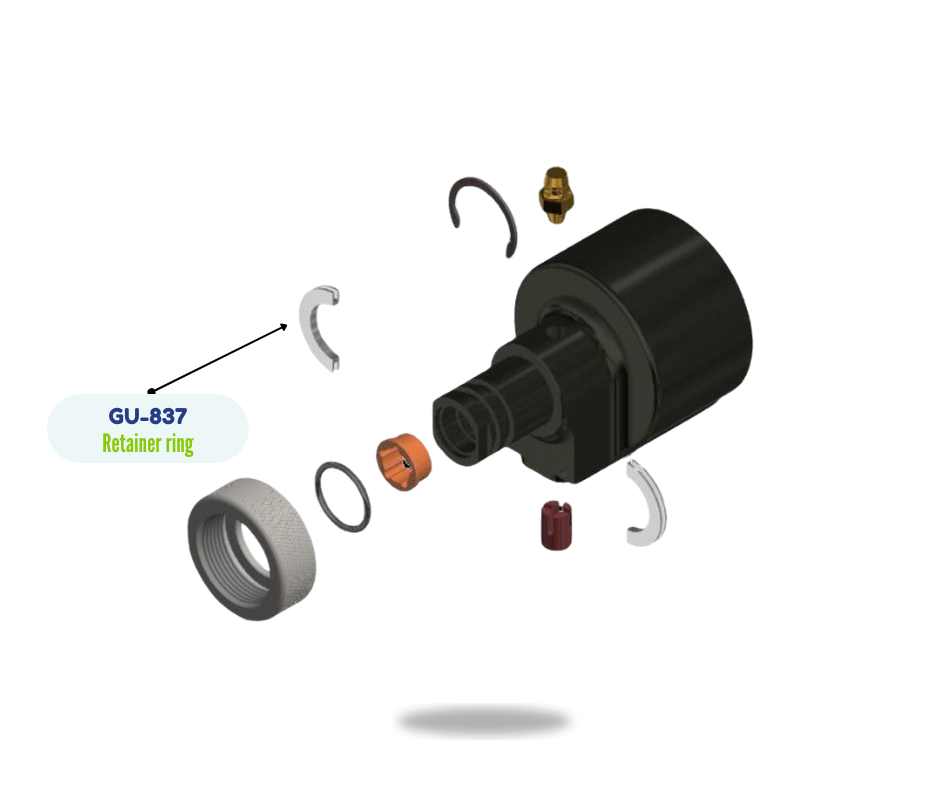 RETAINER RING SPLIT SET, AP2 (GU837) (GU-837)