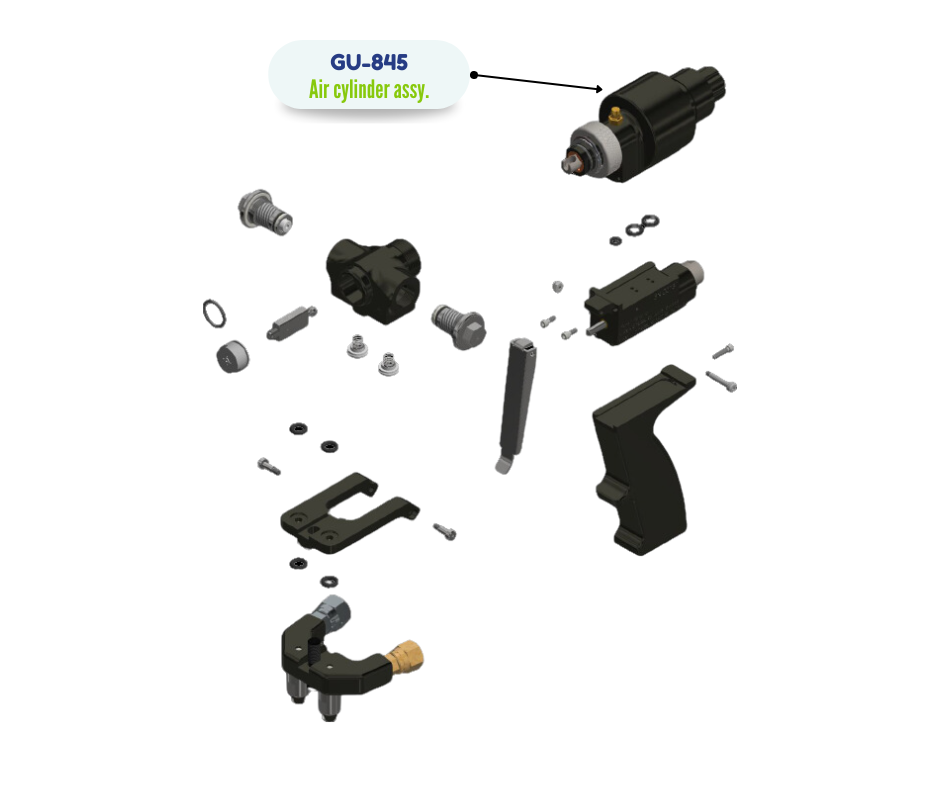 COMPLETE AIR CYL ASSY, AP2 (GU845) (GU-845)