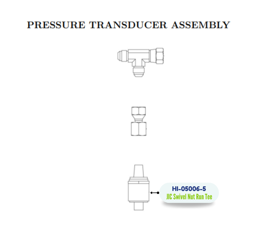 PMC PARKER 6 R6XS BPPRESSURE TEE (HI050065) (HI-05006-5)