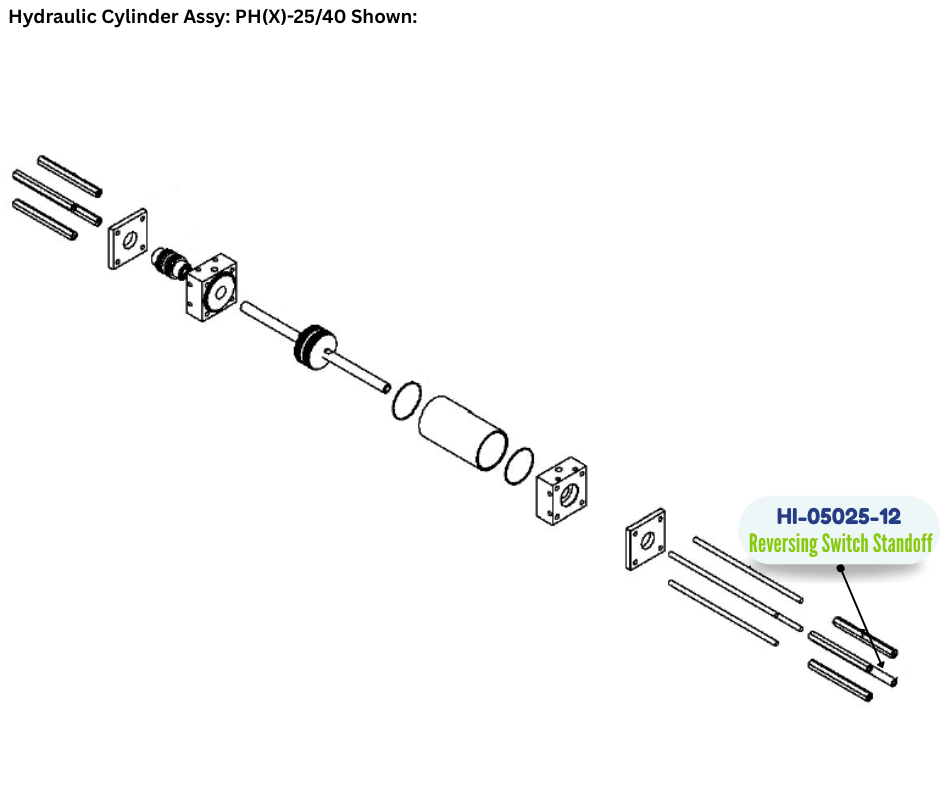 PMC REVERSING SWITCH STANDOFF (HI0502512) (HI-05025-12)