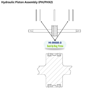 PMC HYD PISTON BACKUP RING (HI050252) (HI-05025-2)