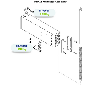 PMC STL 08 ORB PLUG (HI05033) (HI-05033)