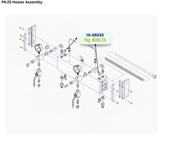 PMC STL 08 ORB PLUG (HI05033) (HI-05033)