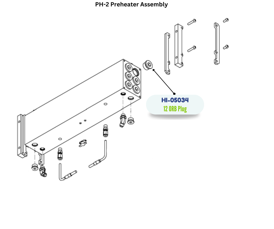 PMC STL 12 ORB PLUG (HI05034) (HI-05034)