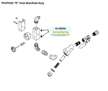 PMC STL 1/4 NPT FLUSH SEAL PLUG (HI05036) (HI-05036)