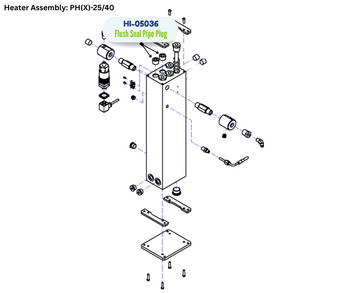 PMC STL 1/4 NPT FLUSH SEAL PLUG (HI05036) (HI-05036)