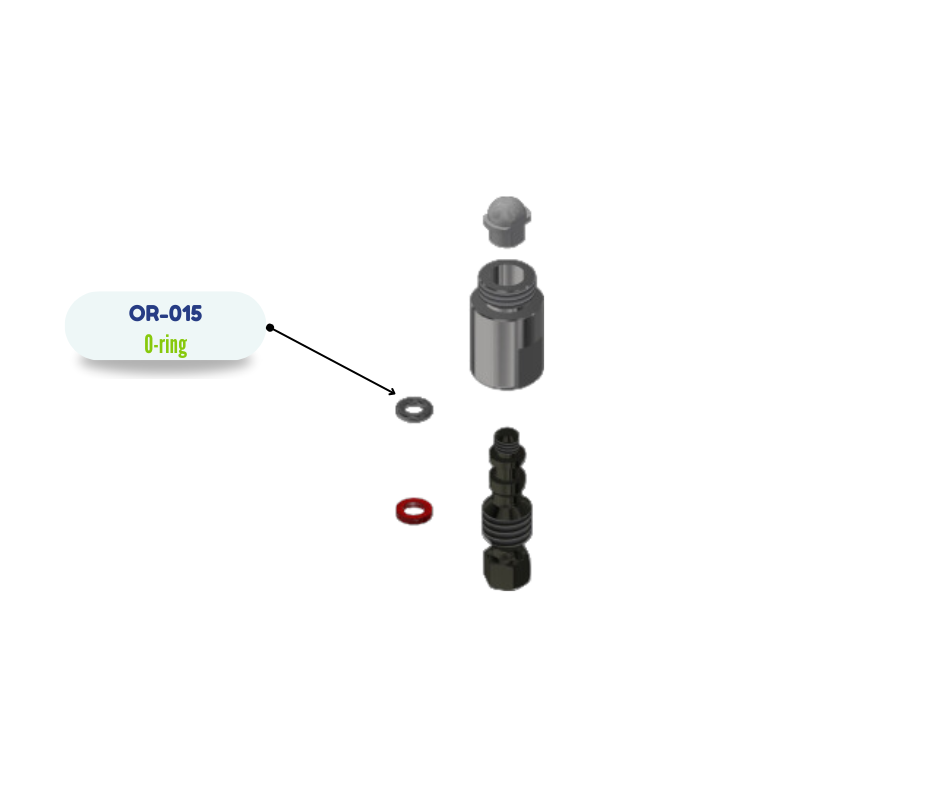 ORING, AFLAS, 007 (OR015) (OR-015)