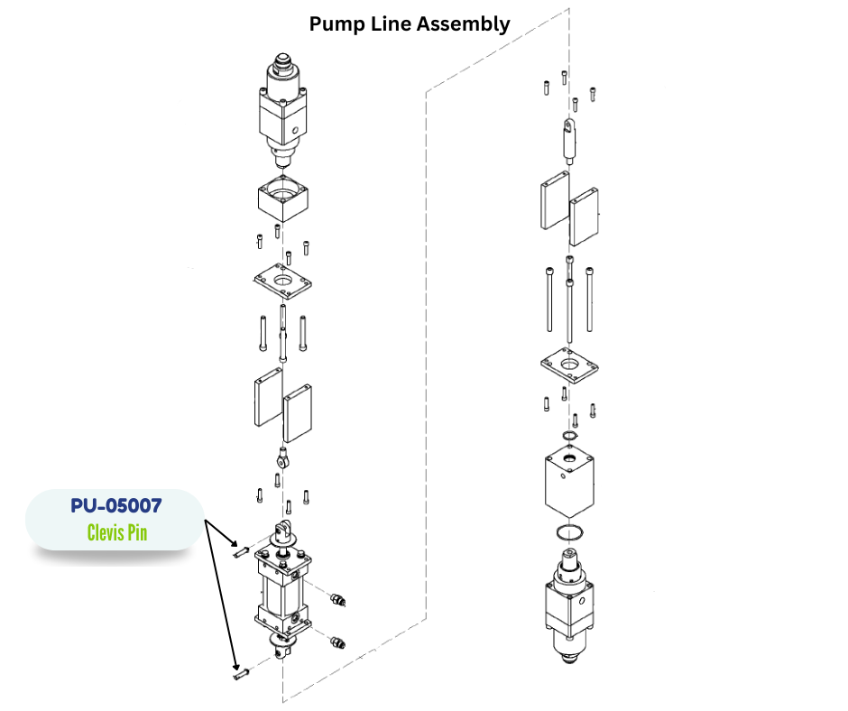 PMC CLEVIS W/ ECLIP PIN (PU05007) (PU-05007)
