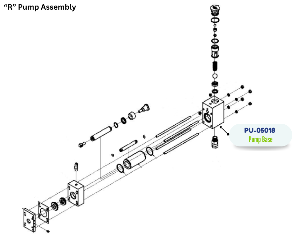 PMC PUMP BASE (PU05018) (PU-05018)