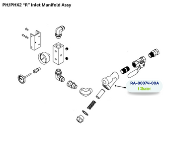 PMC Y STRAINER ASSY (RA0007400A) (RA-00074-00A)