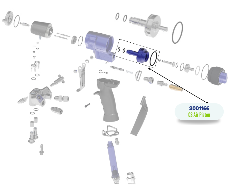 FUSION FX CS AIR PISTON KIT (2001166)
