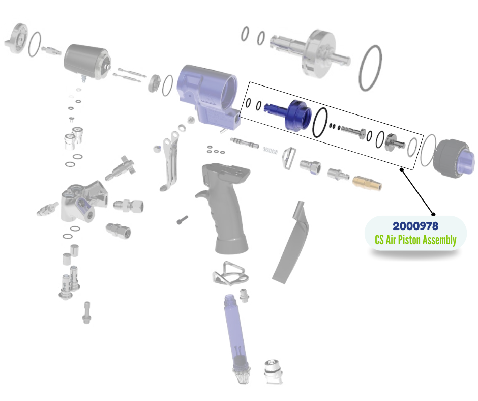 FUSION FX CS AIR PISTON KIT (2000978)