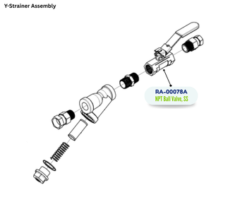 PMC 3/4 NPT BALL VALVE; SS; 1000 PSI (RA00078A) (RA-00078A)