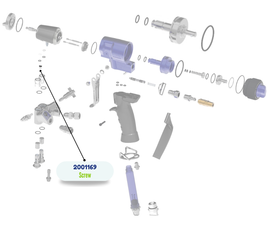 832 FLAT HEAD SCREW KIT (2001169)