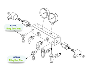 GRACO STREET ELBOW FITTING (100840)