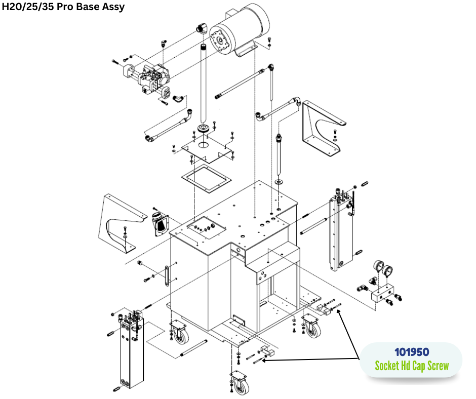 GRACO SHCS 1/420 X 2.5 SCREW (101950)