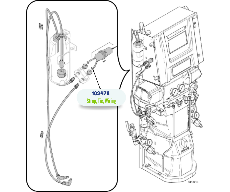 GRACO TIE WIRING STRAP (102478)