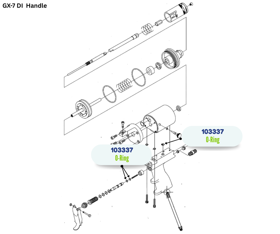 GRACO GX7 ORING PACKING (103337)